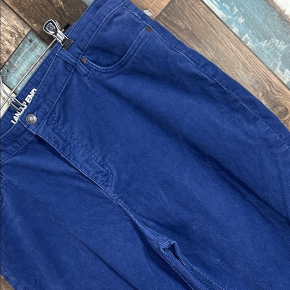 Lands' End tall Blue Corduroy Trousers - Picture 7 of 12